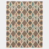 Couverture Tribale décorative Imprimantes patrimon (Devant)