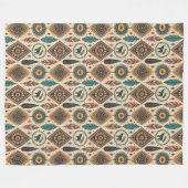 Couverture Tribale décorative Imprimantes patrimon (Devant (Horizontal))