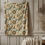 Couverture Tribale du Sud-Ouest Chaud Couleurs de 