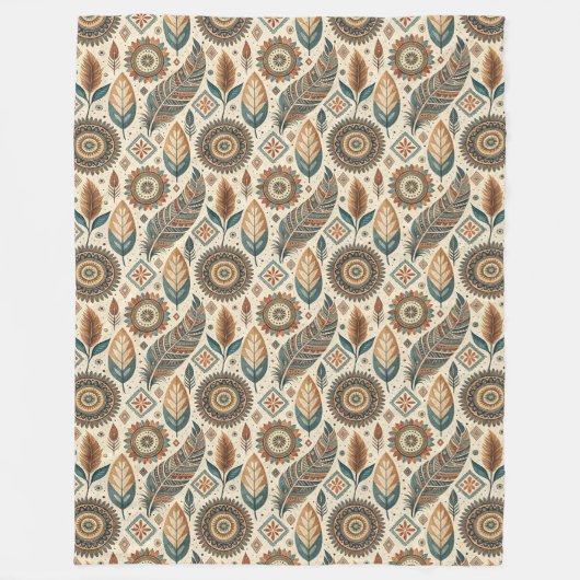 Couverture Tribale du Sud-Ouest Chaud Couleurs de  (Devant)