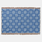 Couverture Tricot Chute de Neige (Devant)