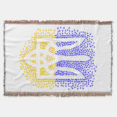 Couverture Trident heraldique ukrainien tryzub étoiles disper (Devant)