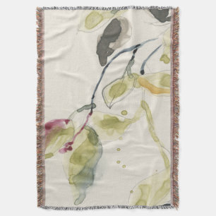 Couverture Triptyque de branche feuille aquarelle