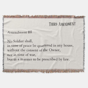 Couverture Troisième amendement de la Constitution Protestati
