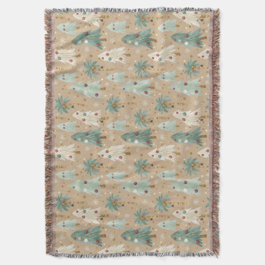 Couverture Tropical Christmas Fusion Festive Palm & Pine Tree (devant Vertical)