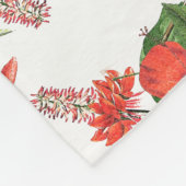 Couverture tropicale d'ouatine de fleurs d'oiseaux (Coin)