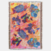 Couverture tropicale et de poisson rouge de (devant Vertical)