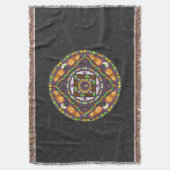 Couverture Trucs et Traitements Mandala Throw Blanket (devant Vertical)