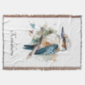 Couverture True Blue Kookaburra, personnalisé (Devant)