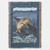 Couverture Truite pêchant la section transversale - Montana (devant Vertical)