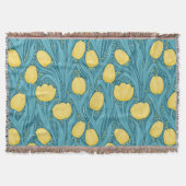 Couverture Tulipes en bleu et jaune (Devant)