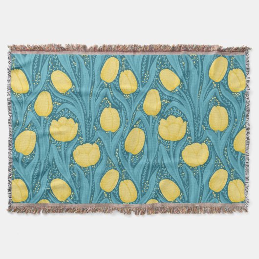 Couverture Tulipes en bleu et jaune (Devant)
