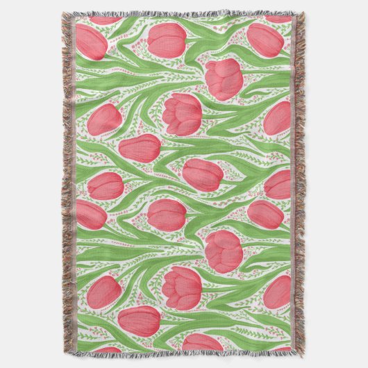 Couverture Tulipes en rouge et vert (devant Vertical)