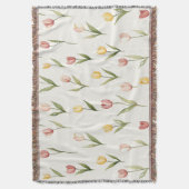 Couverture Tulipes Jonquilles Fleurs Anniversaire Rose Jaune (devant Vertical)