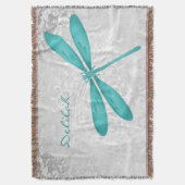 Couverture Turquoise Lingette Personnalisée (devant Vertical)