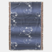 Couverture Turquoise métallique, Fils blancs Noël (devant Vertical)