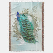 Couverture Turquoise Shabby Peacock (devant Vertical)