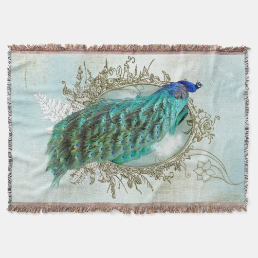 Couverture Turquoise Shabby Peacock (Devant)