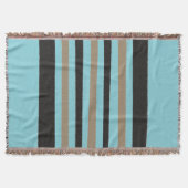 Couverture Turquoise Vert Bleu Jaune Bleu Grandes Noires (Devant)