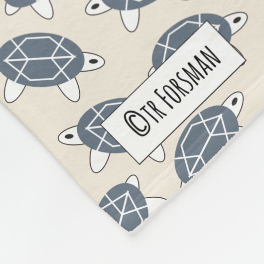 Couverture TURTLE géométrique (Coin)