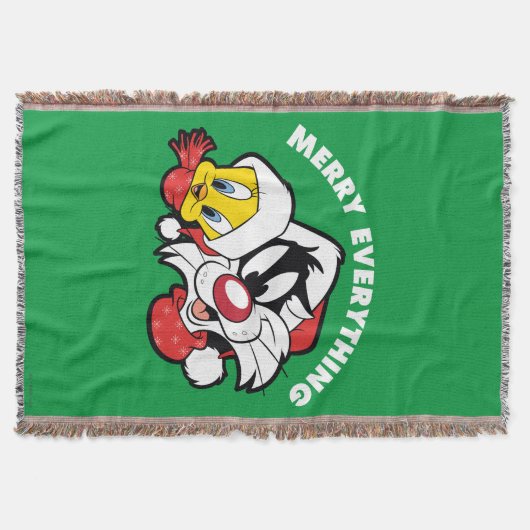 Couverture TWEETY™ & SYLVESTER™ "Joyeux tout" (Devant)