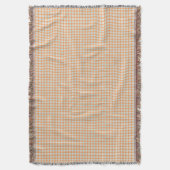 Couverture Two images of a woven blanket featuring a beige (devant Vertical)