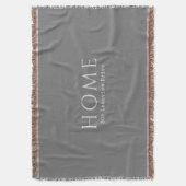 Couverture Typographie domestique moderne avec votre adresse (devant Vertical)