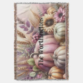 Couverture Typographie texte Automne citrouille aquarelle (devant Vertical)