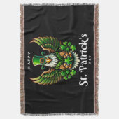 Couverture un aigle avec un chapeau de lutin vert (devant Vertical)