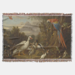 Couverture Un canard macaw Parrots et autres oiseaux dans un