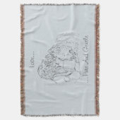 Couverture Un dessin affectueux tendre de fille embrassant le (devant Vertical)