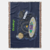 Couverture Un joli poisson heureux dans l'espace dessin animé (devant Vertical)