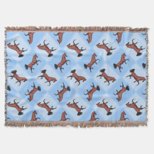 Couverture Un motif Arabe d'édredon d'amusement de cheval de