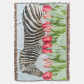 Couverture Un zèbre parmi les tulipes (devant Vertical)