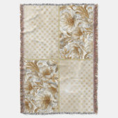 Couverture Une belle combinaison de fleurs, art de points dor (devant Vertical)