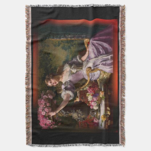 Couverture Une Dame En Robe Lilac Avec Fleurs (devant Vertical)