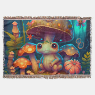 Couverture Une grenouille à champignons magiques