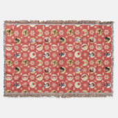 Couverture Une histoire de Noël Rétro Snowflake Motif (Devant)