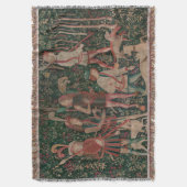 Couverture Unicorn Chasse Art Médiéval - La chasse commence (devant Vertical)