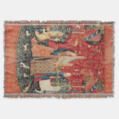 COUVERTURE UNICORN ET DAME JOUER ORGE AVEC ANIMAUX (Devant)