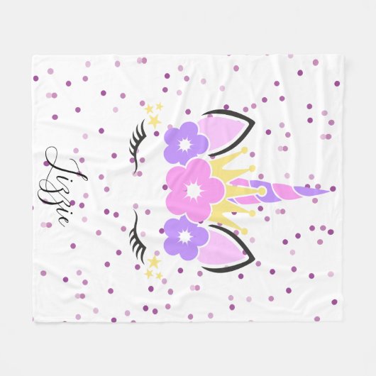 Couverture Unicorne | Face de licorne (Devant (Horizontal))