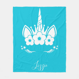 Couverture Unicorne Face de licorne