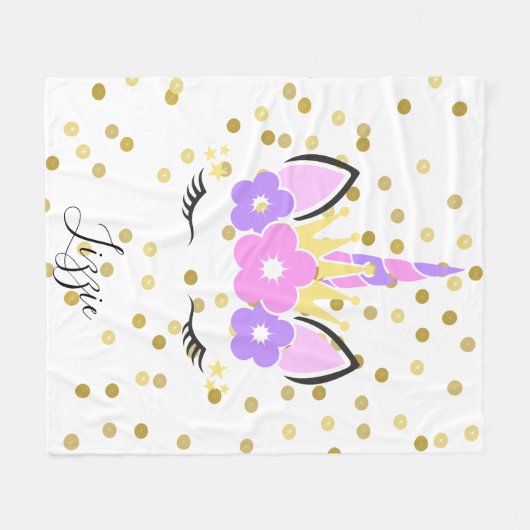 Couverture Unicorne | Face de licorne (Devant (Horizontal))