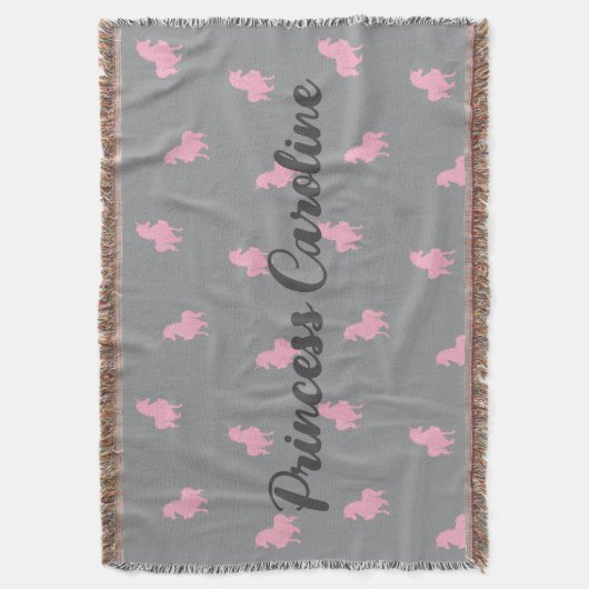 Couverture Unicorne rose invisible sur gris (devant Vertical)