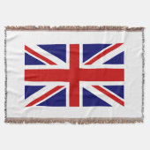 Couverture | Union Jack de jet tissée par drapeau (Devant)