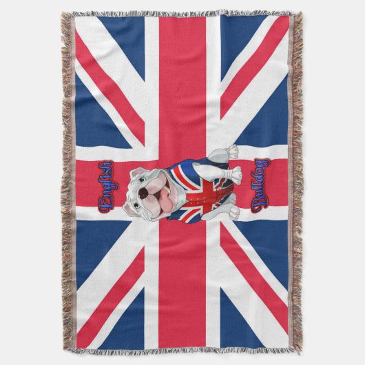 Couverture Union Jack English Bulldog (devant Vertical)