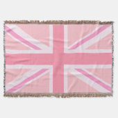 Couverture Union Jack rose/Drapeau (Devant)