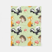 Couverture unisexe d'ouatine de bébé de créatures (Devant)