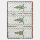 Couverture Vacances d'hiver Cosy Cabine Pine Tree (devant Vertical)