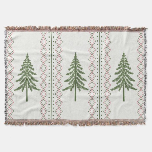 Couverture Vacances d'hiver Cosy Cabine Pine Tree (Devant)